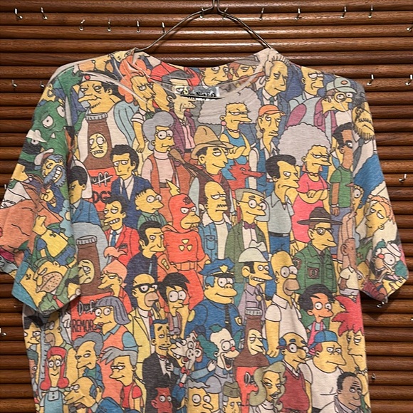 The Simpsons All Over Print T-Shirt Size L - Picture 3 of 8